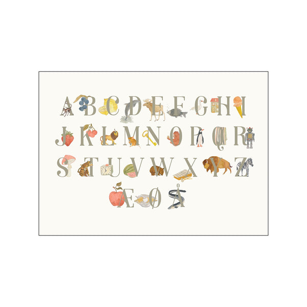 ABC Dansk — Art print by Tiny Goods from Poster & Frame