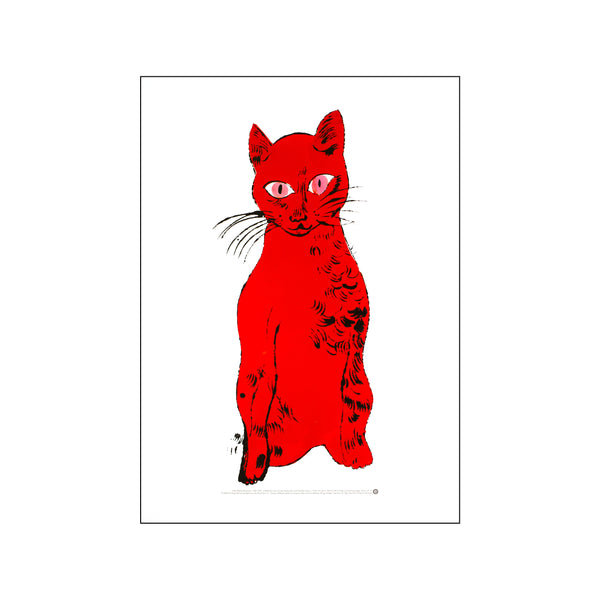 Cat Red — Art print by Andy Warhol from Poster & Frame