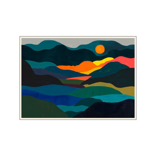 Misty Mountains — Art print by By Garmi from Poster & Frame