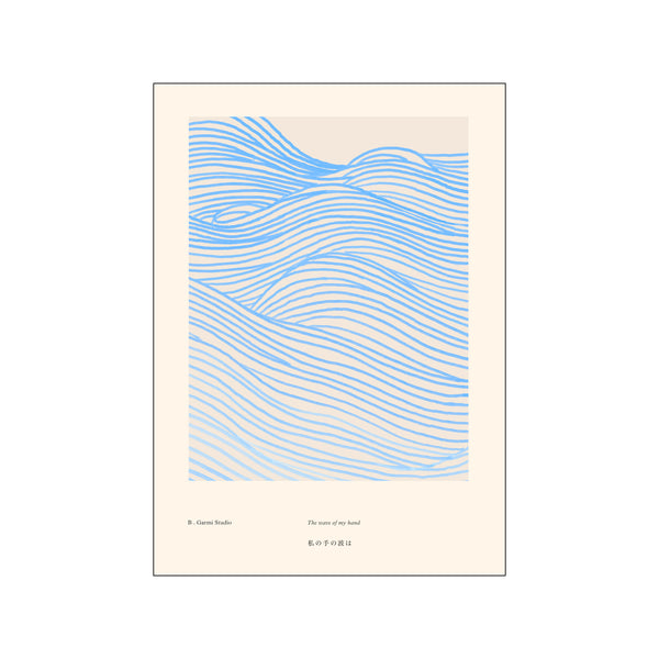 The Waves Of My Hand — Art print by By Garmi from Poster & Frame