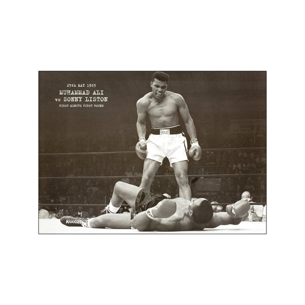Muhammad Ali vs Sonny Liston - Boxing Championship — Art print by Bettmann / Corbis Archive from Poster & Frame