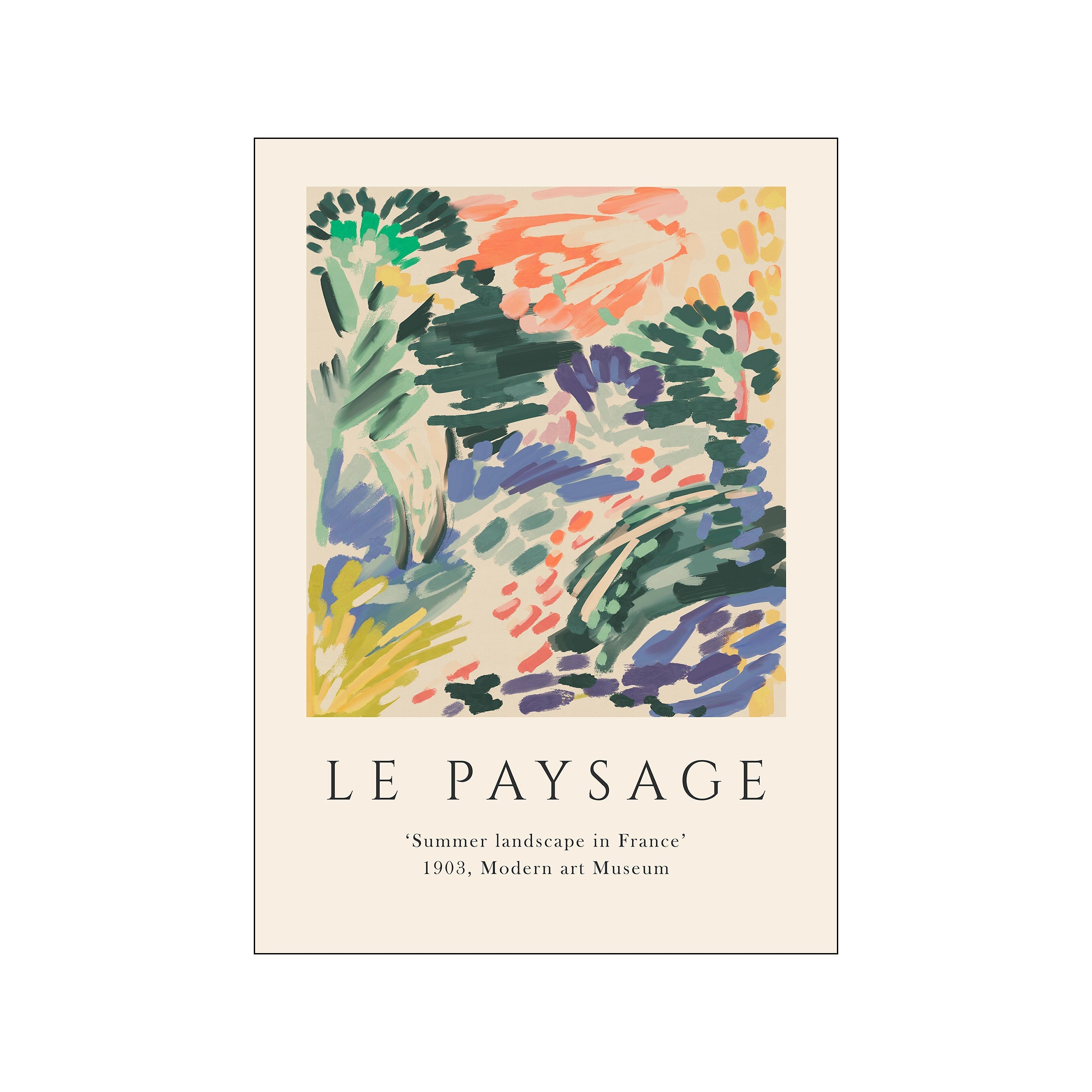 アート・デザイン・音楽 Paysages Photographies - En France Les A Le Paysage - Exhibition art – Poster & Frame Art Group