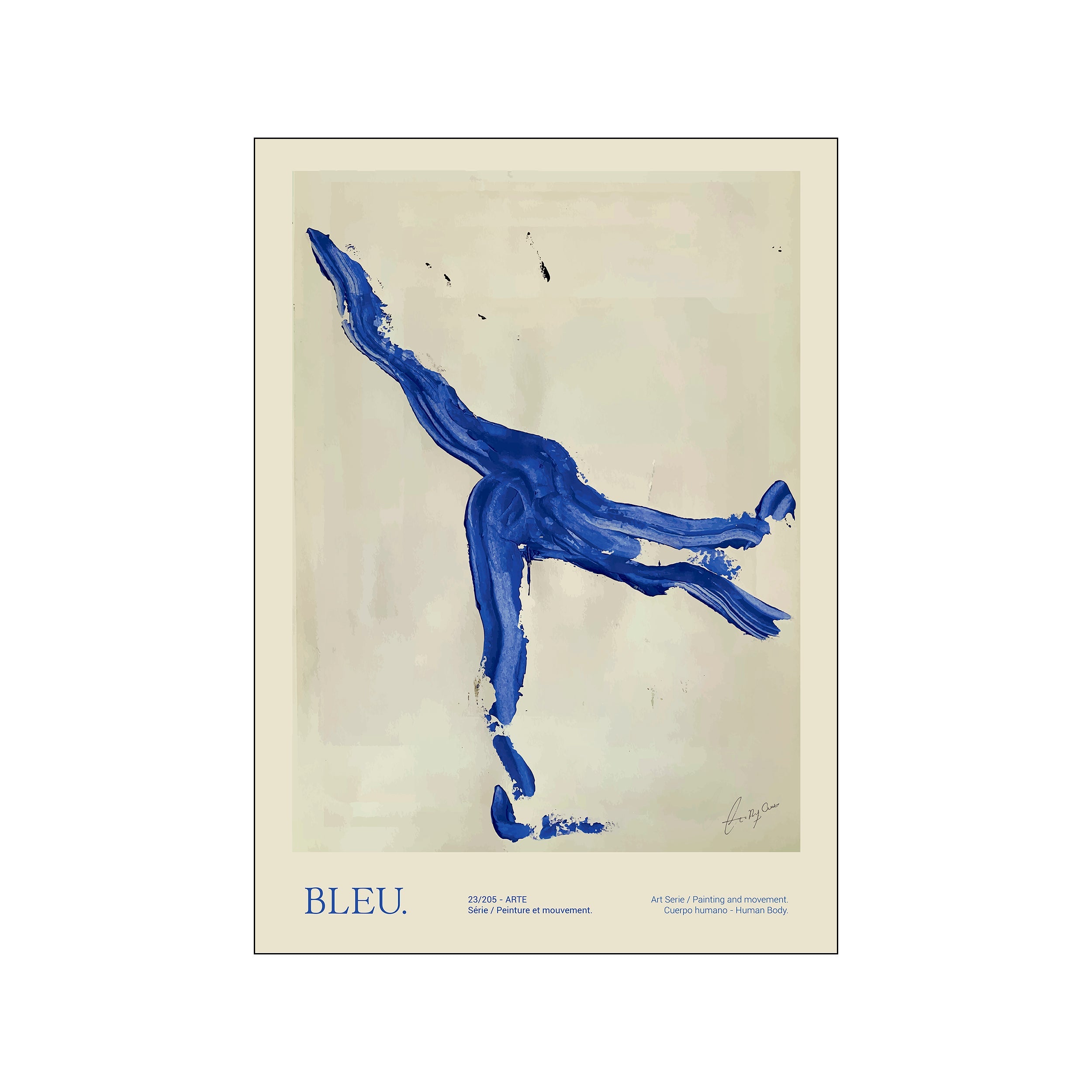 Bleu – Poster & Frame Art Group
