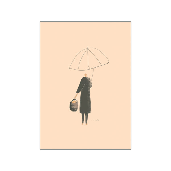 A Walk In The Rain — Art print by Mie & Him from Poster & Frame