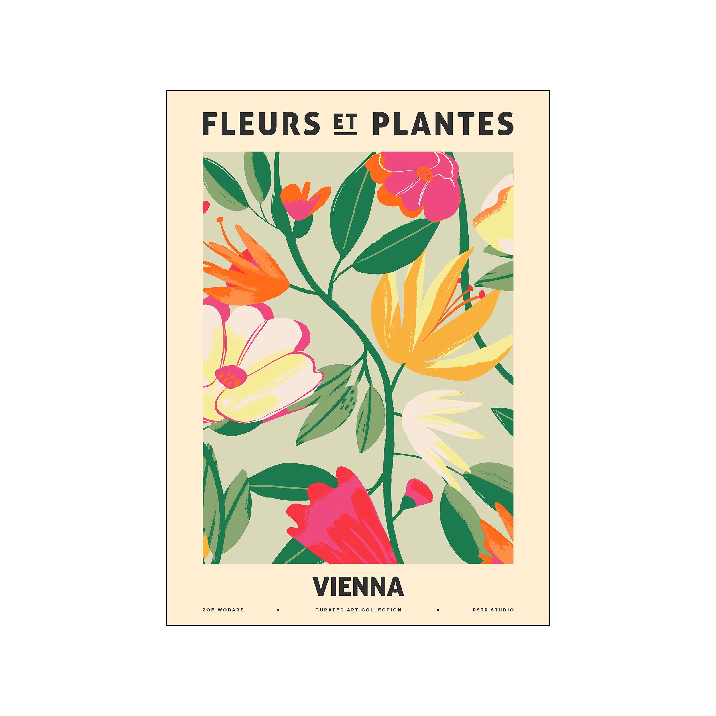 Zoe - Fleurs et Plantes - Vienna – Poster & Frame Art Group
