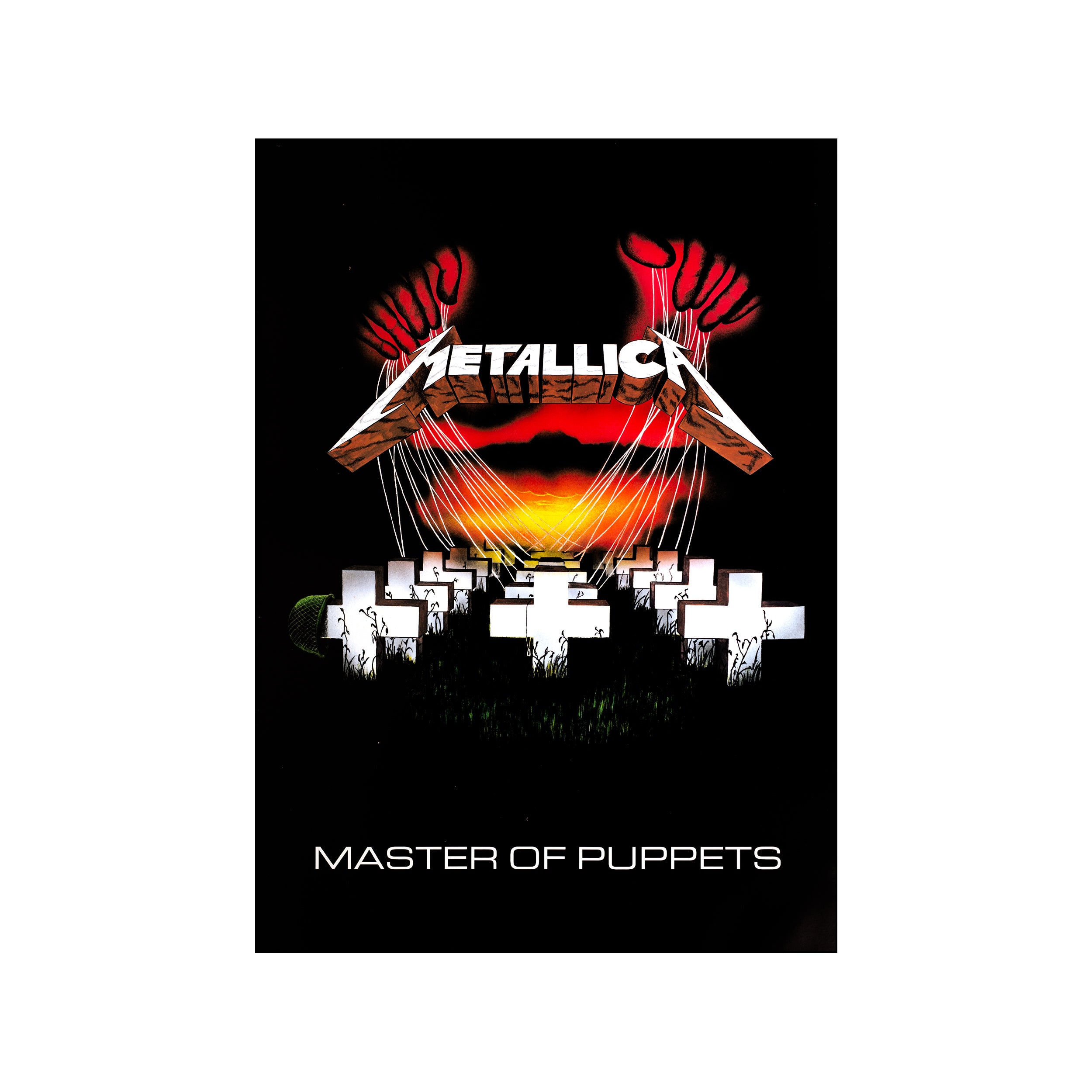 T-Shirt vintage noir - Metallica Master of Puppets - L'ÉTIQUETTE T-Shirt vintage noir - Metallica Master of Puppets - L'ÉTIQUETTE
