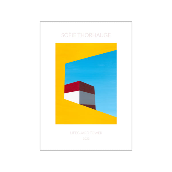 Lifeguard Tower — Art print by Sofie Thorhauge from Poster & Frame