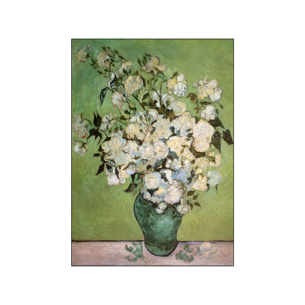 White Roses in a Vase — Art print by Vincent Van Gogh from Poster & Frame