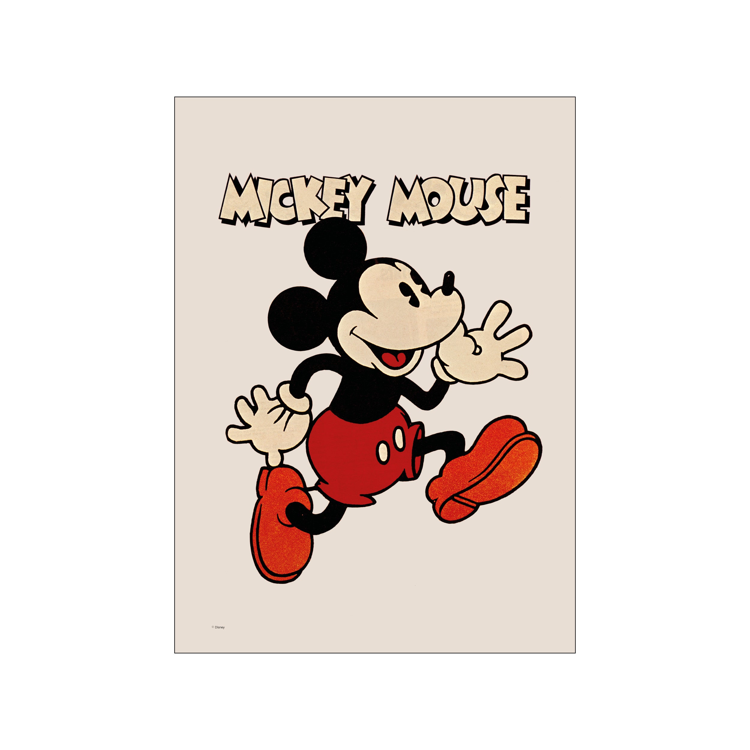 Disney - Mickey Mouse Vintage No. 01 – Poster & Frame Art Group