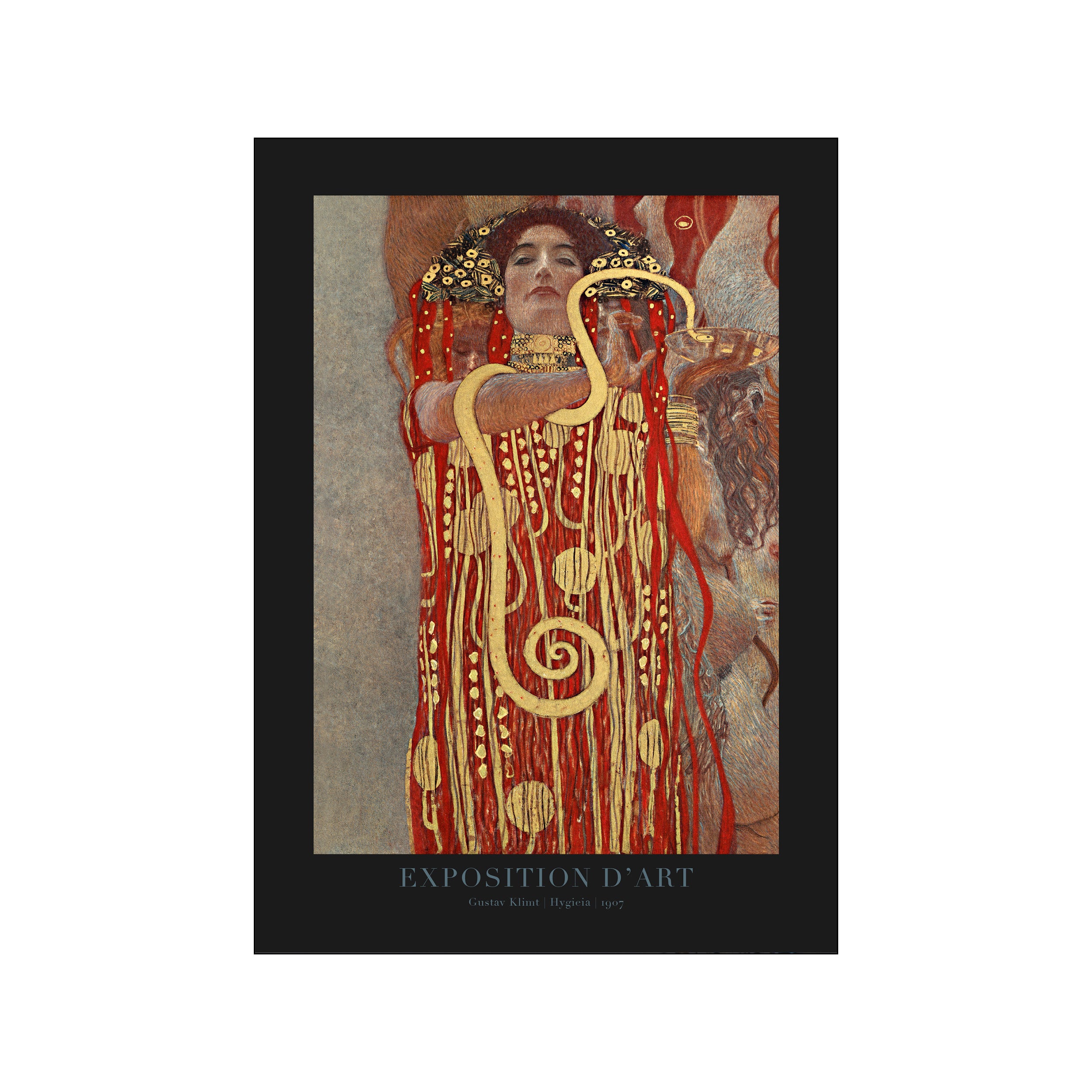 Leinwanddruck 'Hygieia' Von Gustav Klimt: Gerahmtes Kunstwerk In Verschiedenen Größen