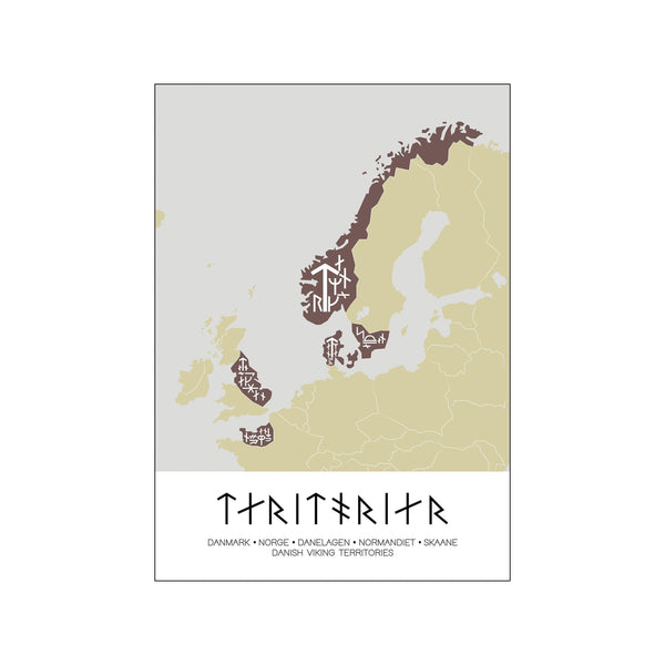 105 Danish Viking Territories — Art print by Viking Rego from Poster & Frame