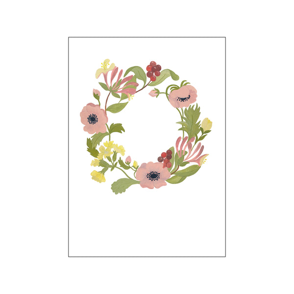 Flower Wreath — Art print by Anna Petersen from Poster & Frame