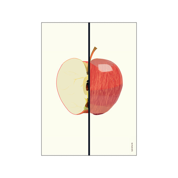 Æble Plakat — Art print by bylindhardt from Poster & Frame