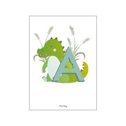 A for Alligator — Art print by Tiny Tails from Poster & Frame