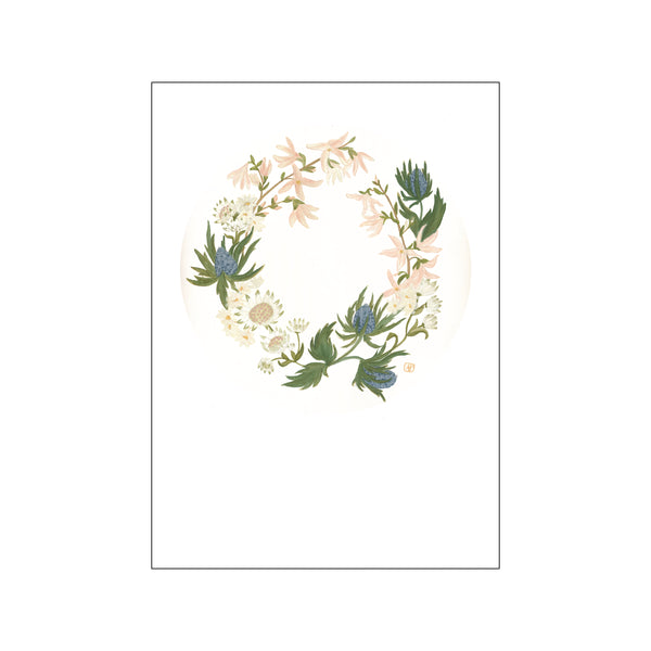 Spring Flower Wreath — Art print by Anna Petersen from Poster & Frame