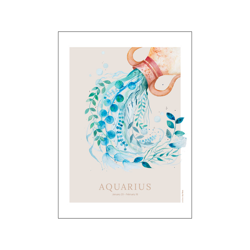 Aquarius — Art print by All By Voss from Poster & Frame