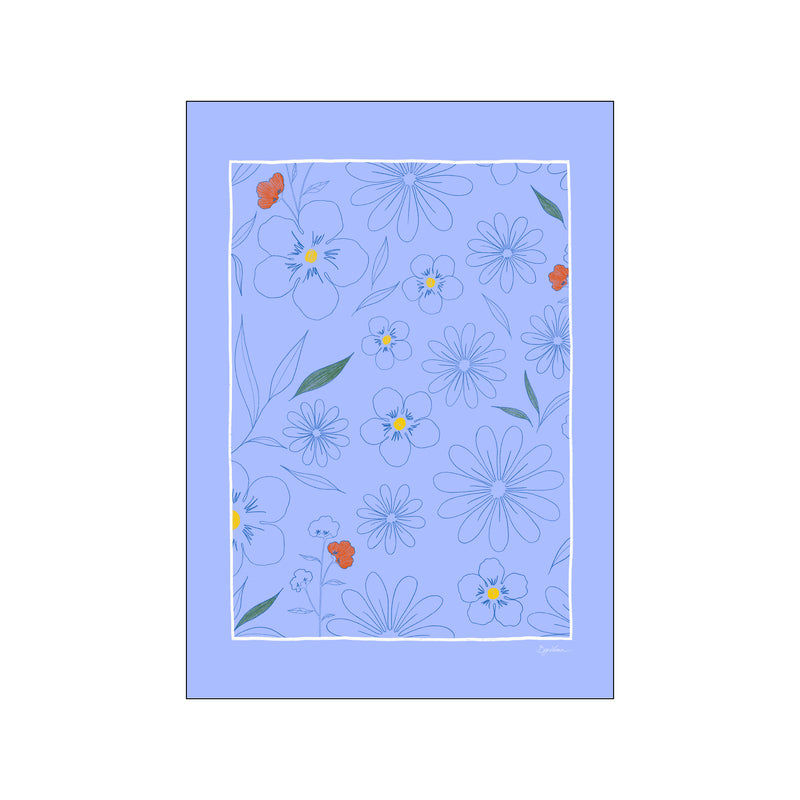 Fru Blomster — Art print by By Vima from Poster & Frame