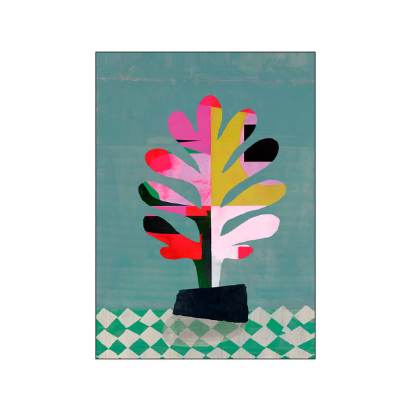 COLORFUL PLANT — Art print by Rogério Arruda from Poster & Frame