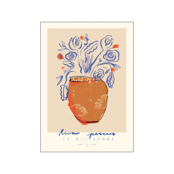 River Pescaro Blue — Art print by Das Rotes Rabbit from Poster & Frame