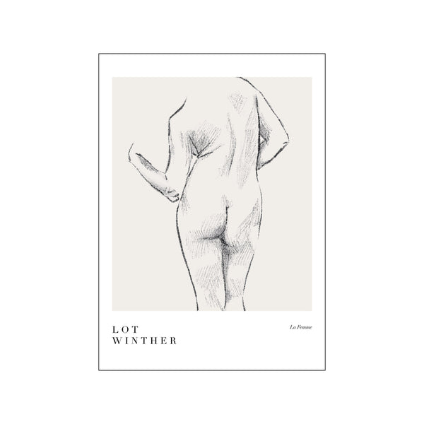 La Femme — Art print by Lot Winther from Poster & Frame