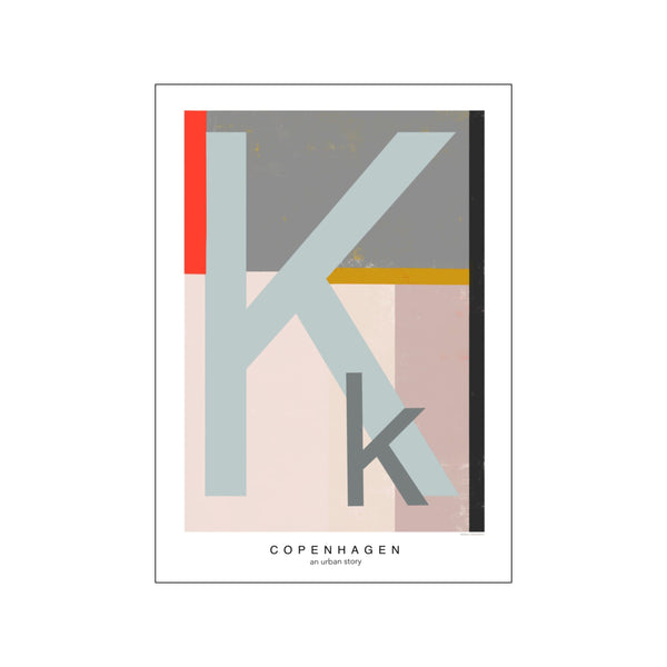 Letter K — Art print by Willero Illustration from Poster & Frame