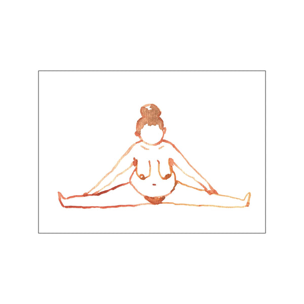 Lineseries split — Art print by Yoga Prints from Poster & Frame