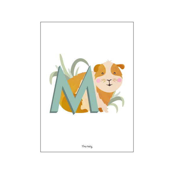 M for Marsvin — Art print by Tiny Tails from Poster & Frame