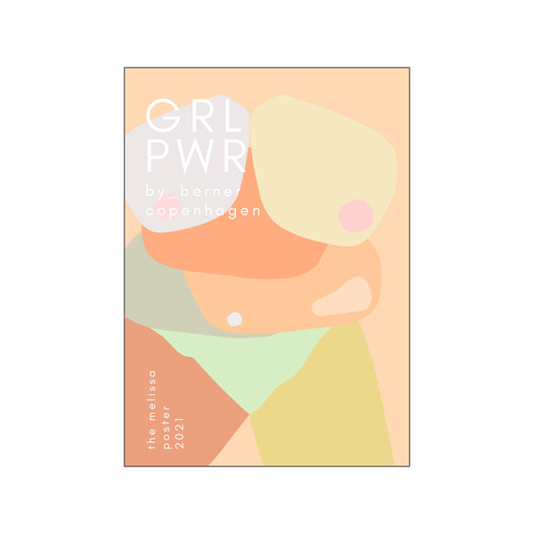 Melissa GRL PWR — Art print by By Berner from Poster & Frame