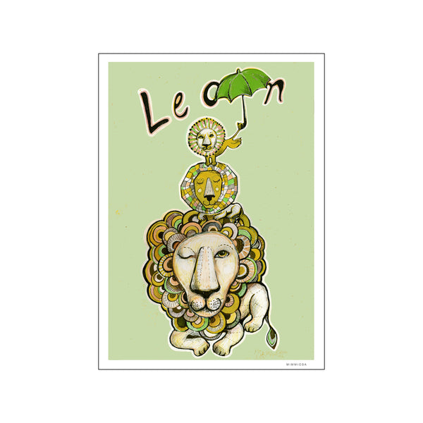 Leon — Art print by Mimmiosa from Poster & Frame