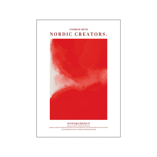 Red Japan — Art print by Nordic Creator from Poster & Frame