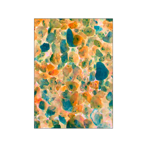 Orange sand — Art print by Kalejdo from Poster & Frame