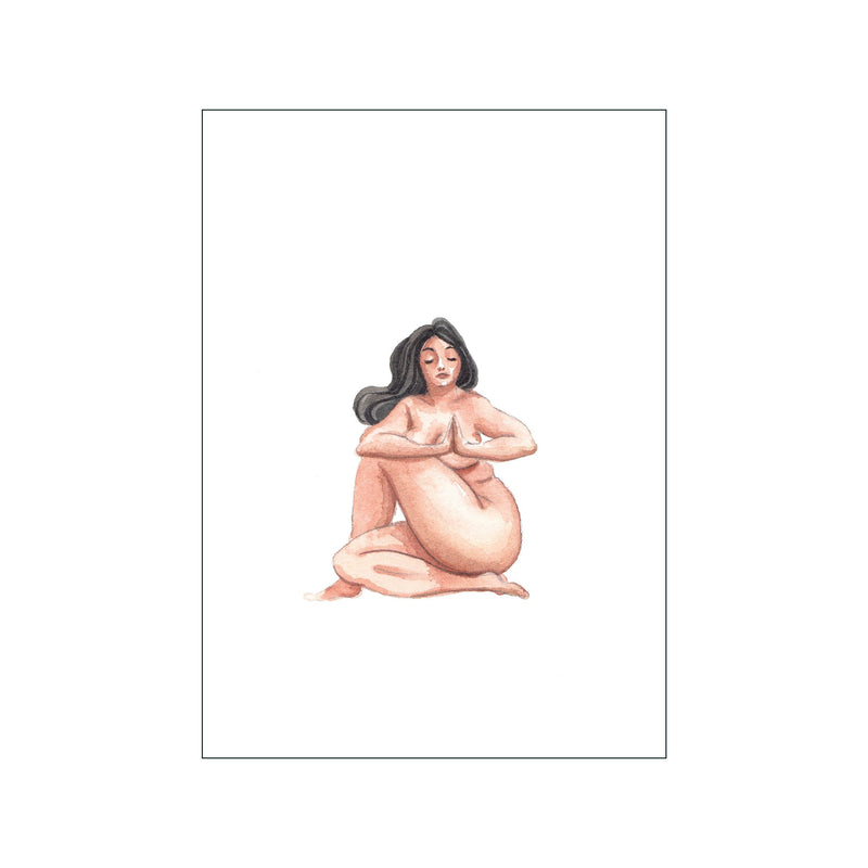 Seated Twist — Art print by Yoga Prints from Poster & Frame