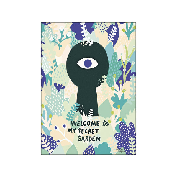 Secret garden — Art print by Michelle Carlslund - Kids from Poster & Frame