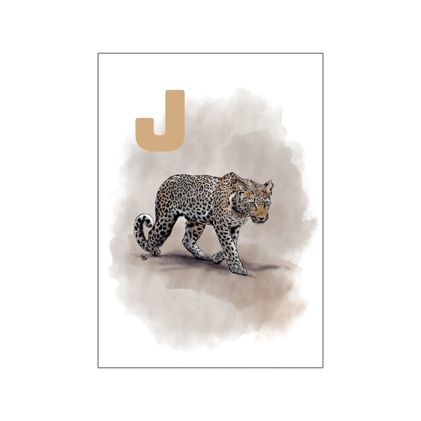 J Grey Jaguar — Art print by Tinasting from Poster & Frame