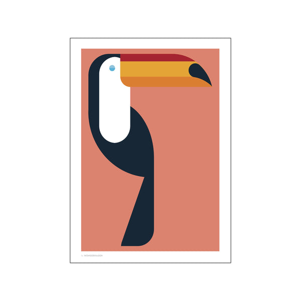 Toucan Red — Art print by Wonderhagen from Poster & Frame