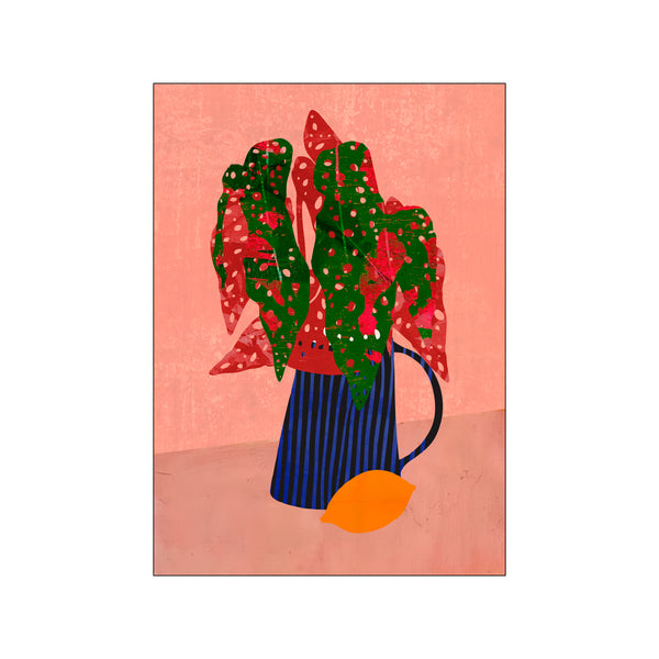VERTICAL STRIPED VASE — Art print by Rogério Arruda from Poster & Frame