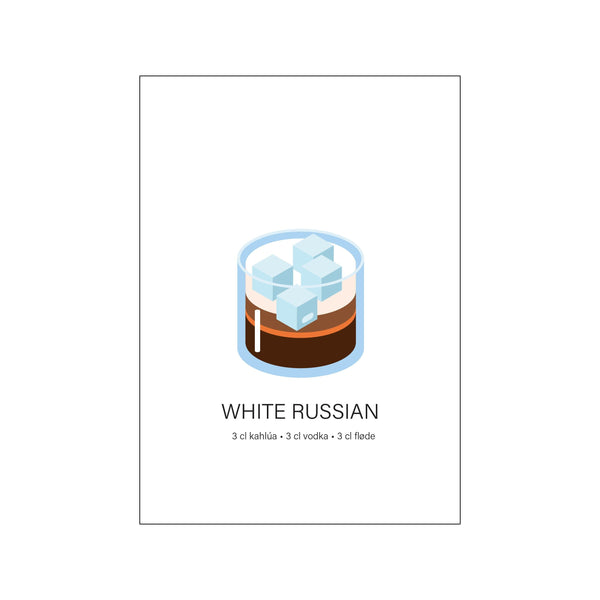 White Russian — Art print by Mette Iversen from Poster & Frame
