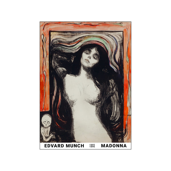 Edvard Munch "Madonna 1896" — Art print by PLAKATfar from Poster & Frame