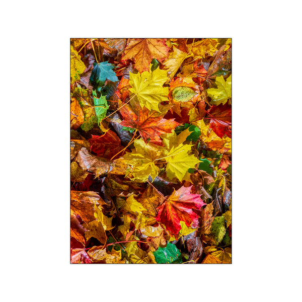Efterårsblade — Art print by PLAKATfar from Poster & Frame