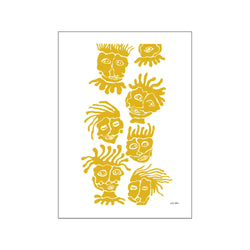 Sons & daughters no1 - yellow — Art print by By Emilie Toldam from Poster & Frame