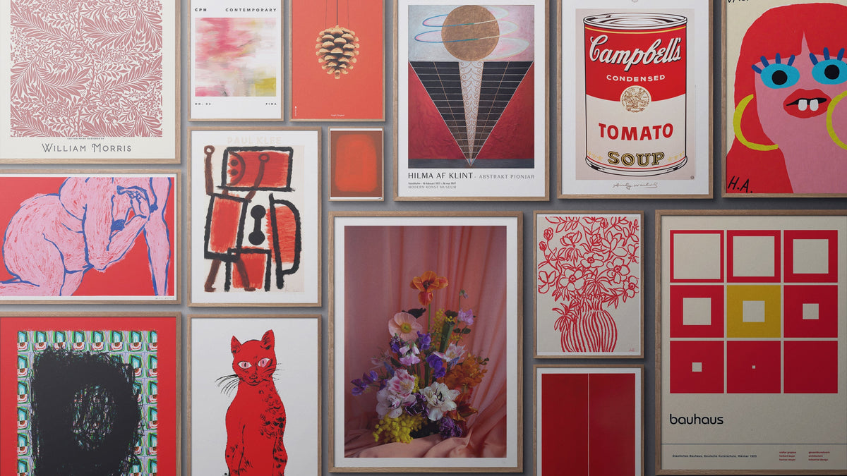 Poster Making Red Red Posters online | Poster & Frame – Poster & Frame Art Group