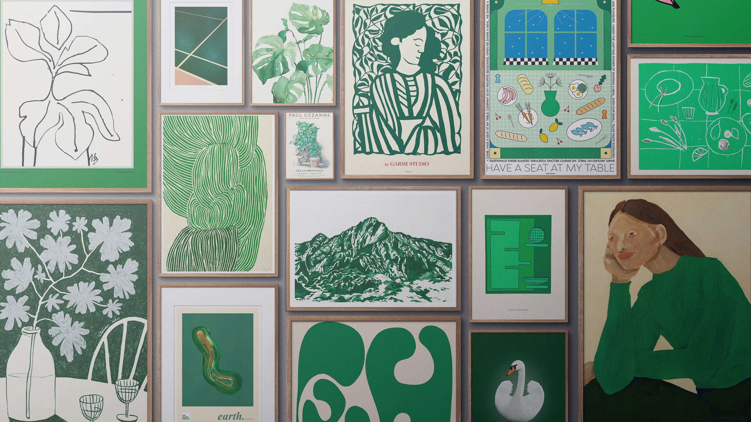 Green Posters – Poster & Frame Art Group