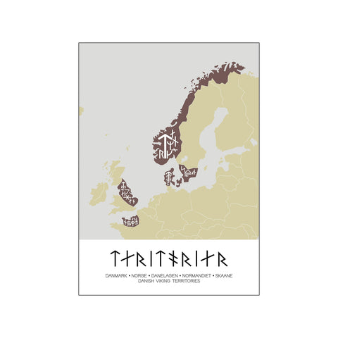 105 Danish Viking Territories — Art print by Viking Rego from Poster & Frame