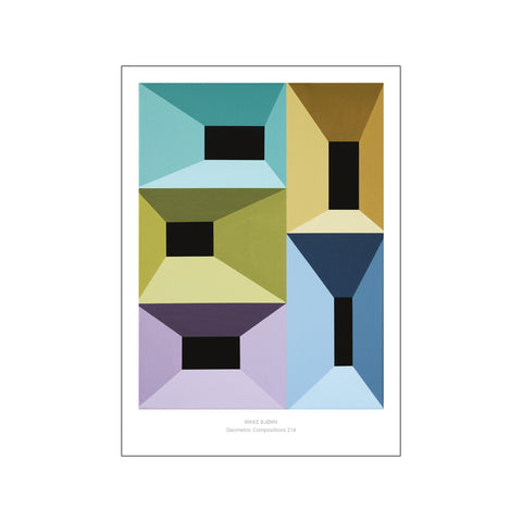 Geometric Composition 214 — Art print by Rikke Bjørn from Poster & Frame