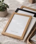 Sky Blue Wood Frame