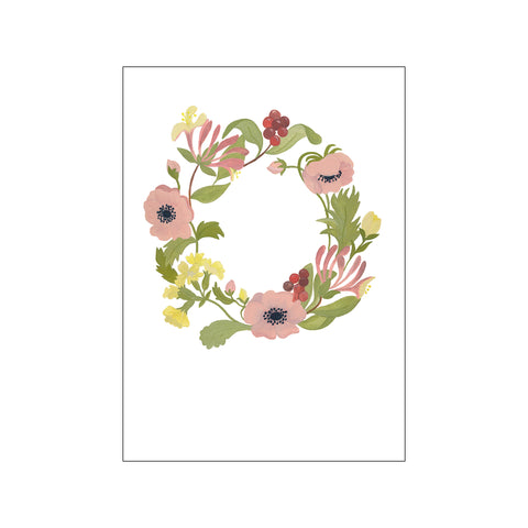 Flower Wreath — Art print by Anna Petersen from Poster & Frame