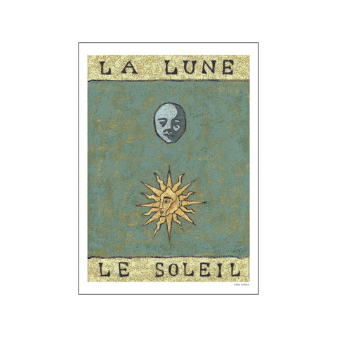 La lune, Le soleil — Art print by Julie Celina from Poster & Frame