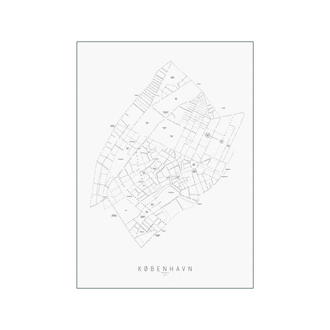 København III - Hvid — Art print by Enklamide from Poster & Frame