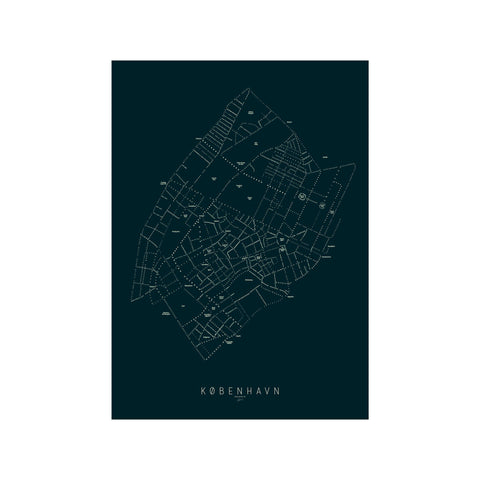 København III - Nat — Art print by Enklamide from Poster & Frame