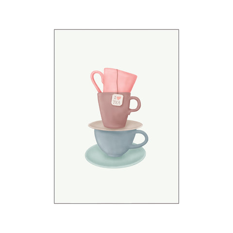 I Love TEA — Art print by Aminah Eleonora from Poster & Frame